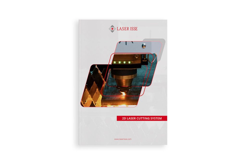 laser isse 2d cutting system catalog cover mockup