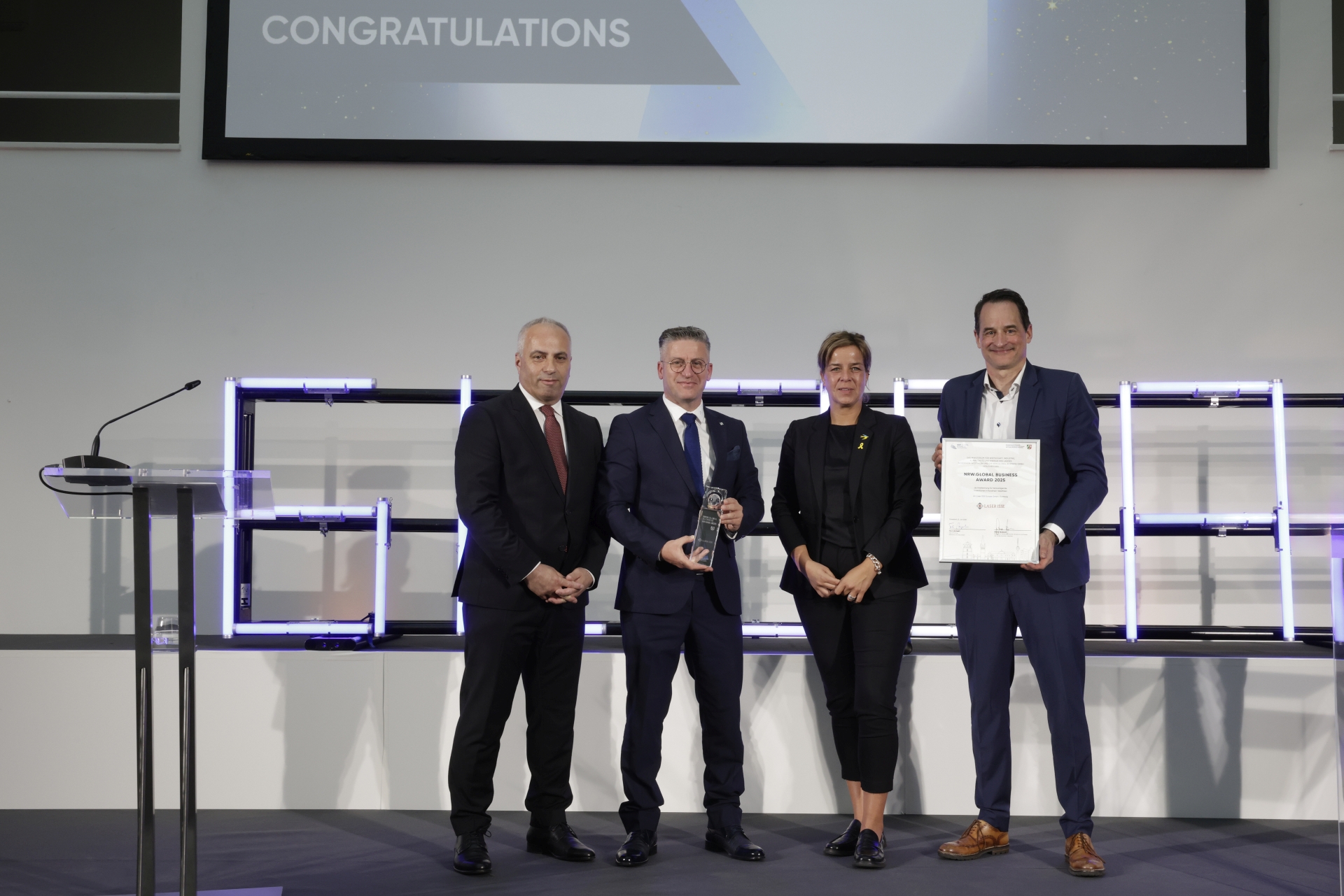 Laser Isse NRW.Global Business Award 2025 2 Nrw Global Business Award 2025 web1