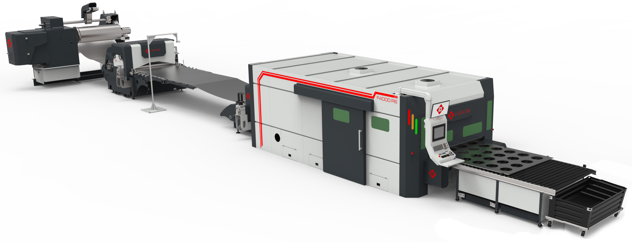 Laser Isse Laser Cutting 44 coil fed render