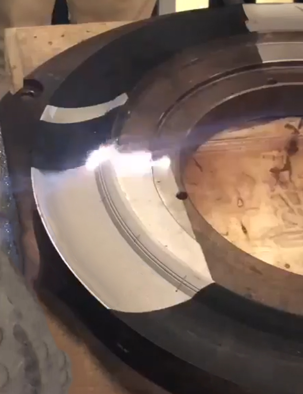 laser cleaning sidewall