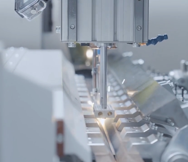 laser welding twin station setup