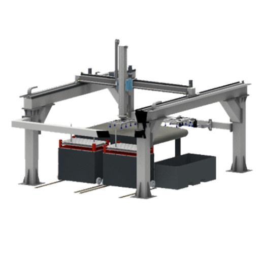 coil fed laser cutting stacking 2
