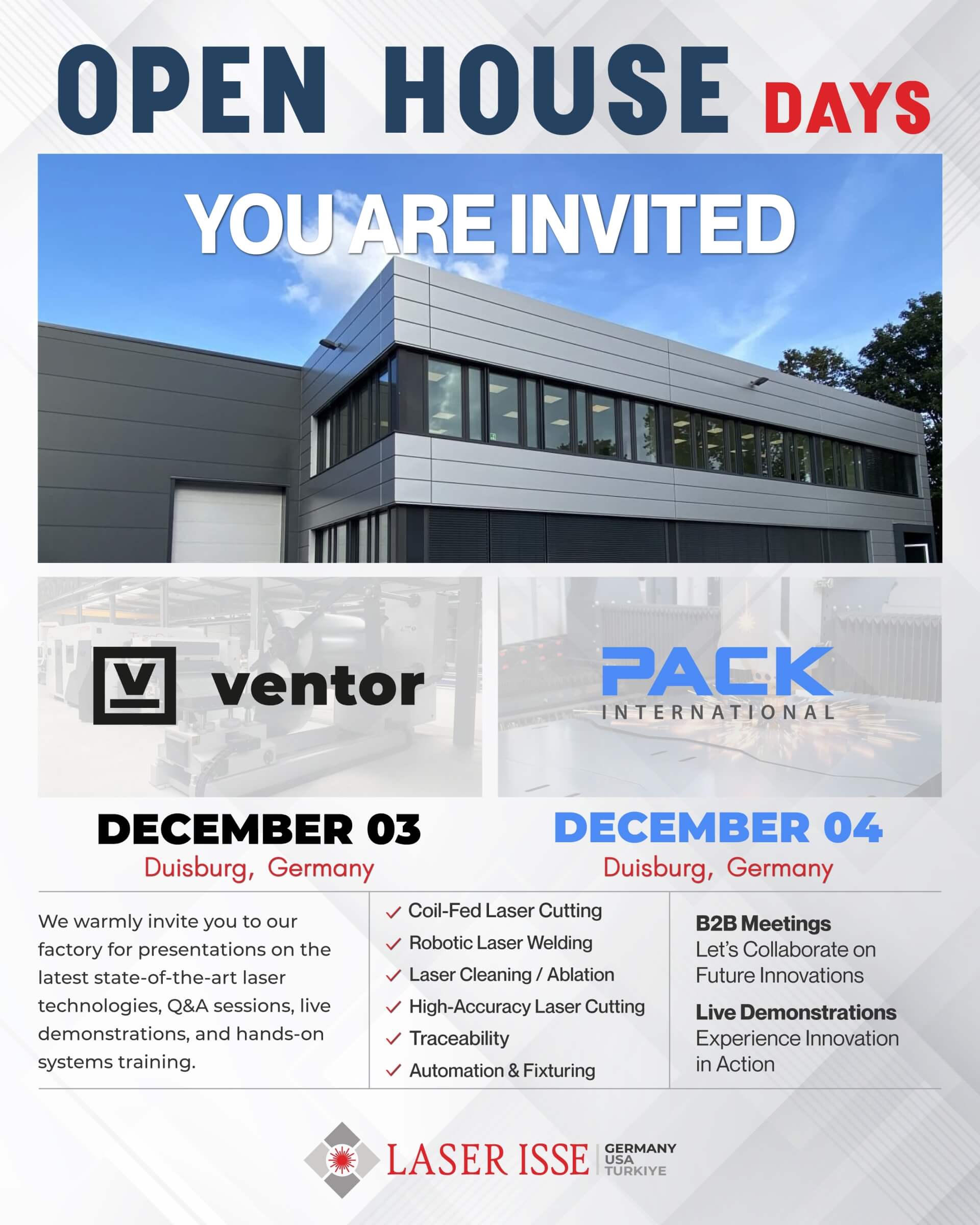 Open House Laser ISSE Europe GmbH