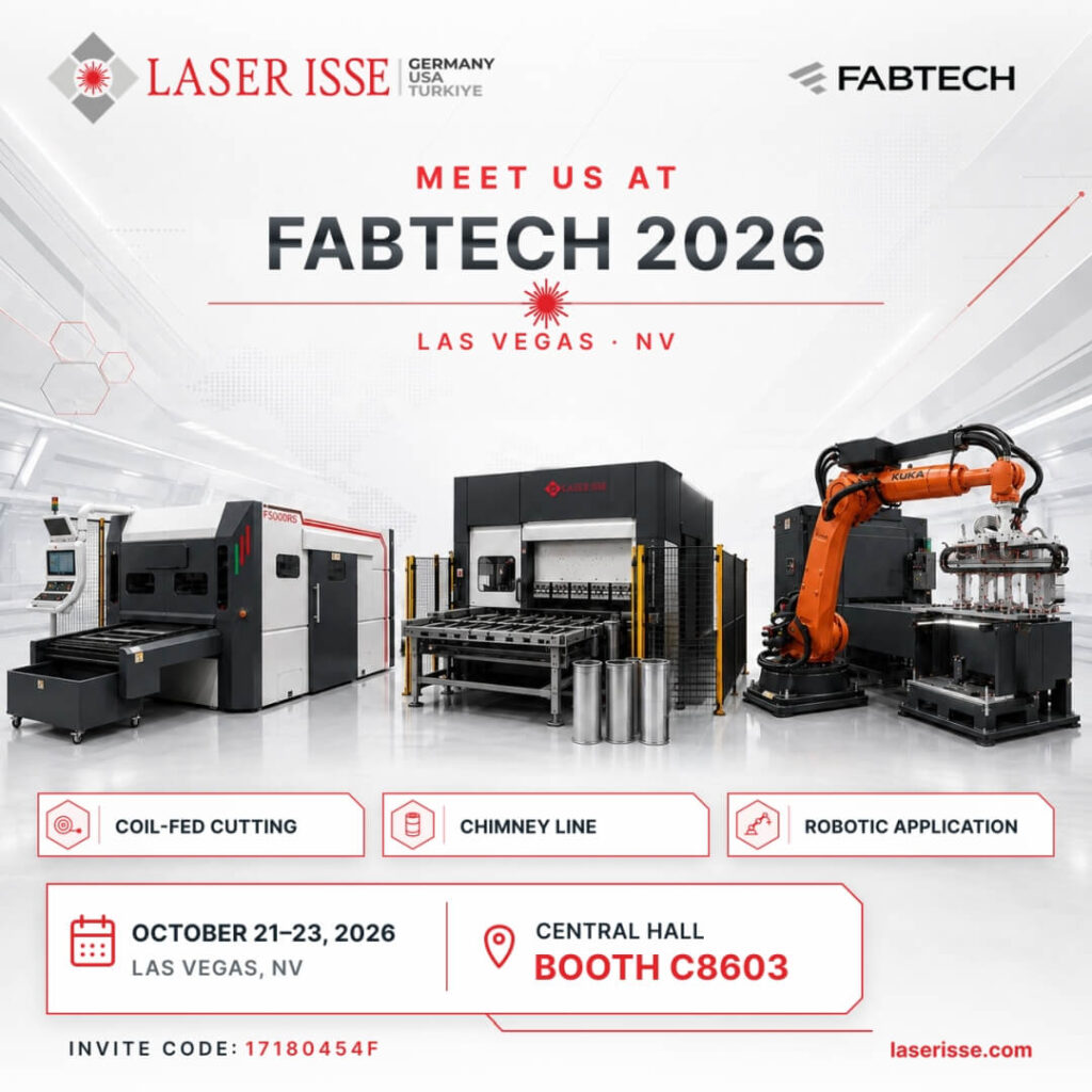 Laser Isse We Are Participating in FABTECH 2026 5 Meet Laser ISSE at FABTECH 2026, October 21–23, Las Vegas. Central Hall, Booth C8603. Invite code: 17180454F.