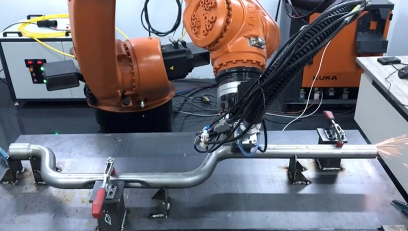 Tube cutting sample